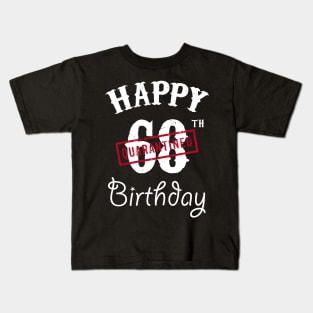 Happy 68th Quarantined Birthday Kids T-Shirt